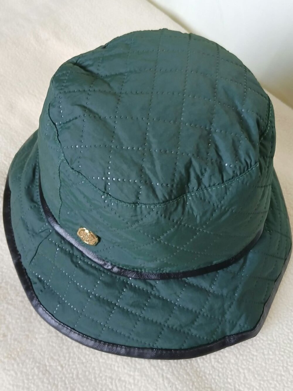 Vince Camuto Quilted Nylon Bucket Hat